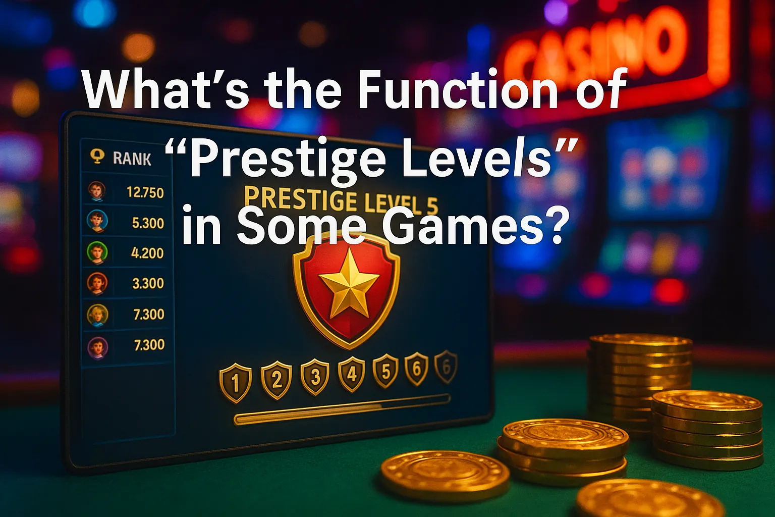 What’s the Function of “Prestige Levels” in Some Games
