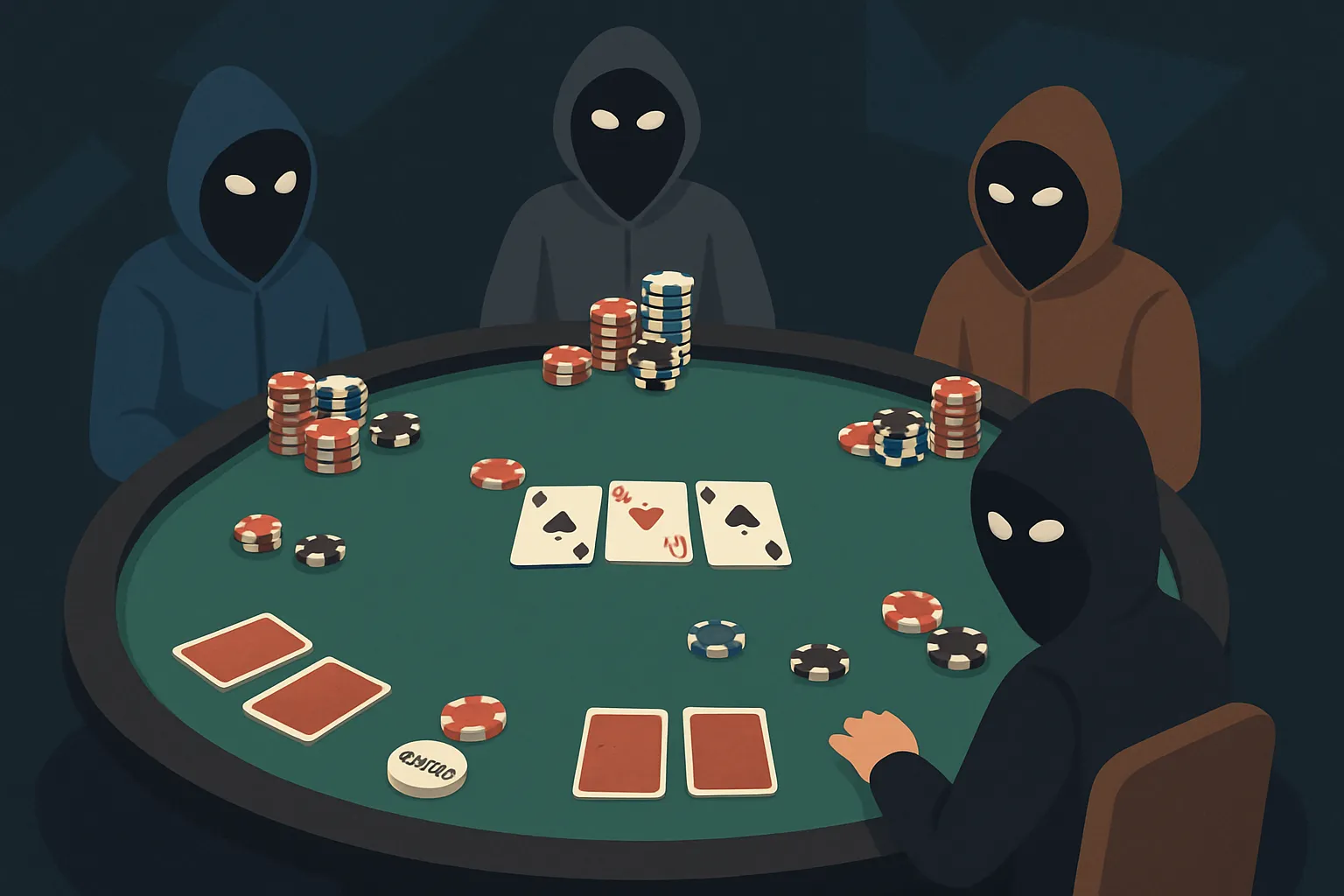Why Do Online Poker Rooms Feature Anonymous Tables
