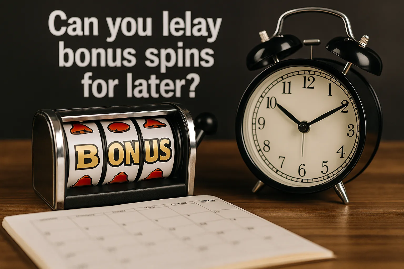 Can you delay bonus spins for later